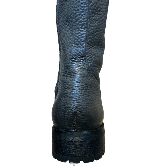 Tall riding boot gray pebble grain leather Sam Edelman “Ryan” NEVER WORN 8 - Picture 6 of 8